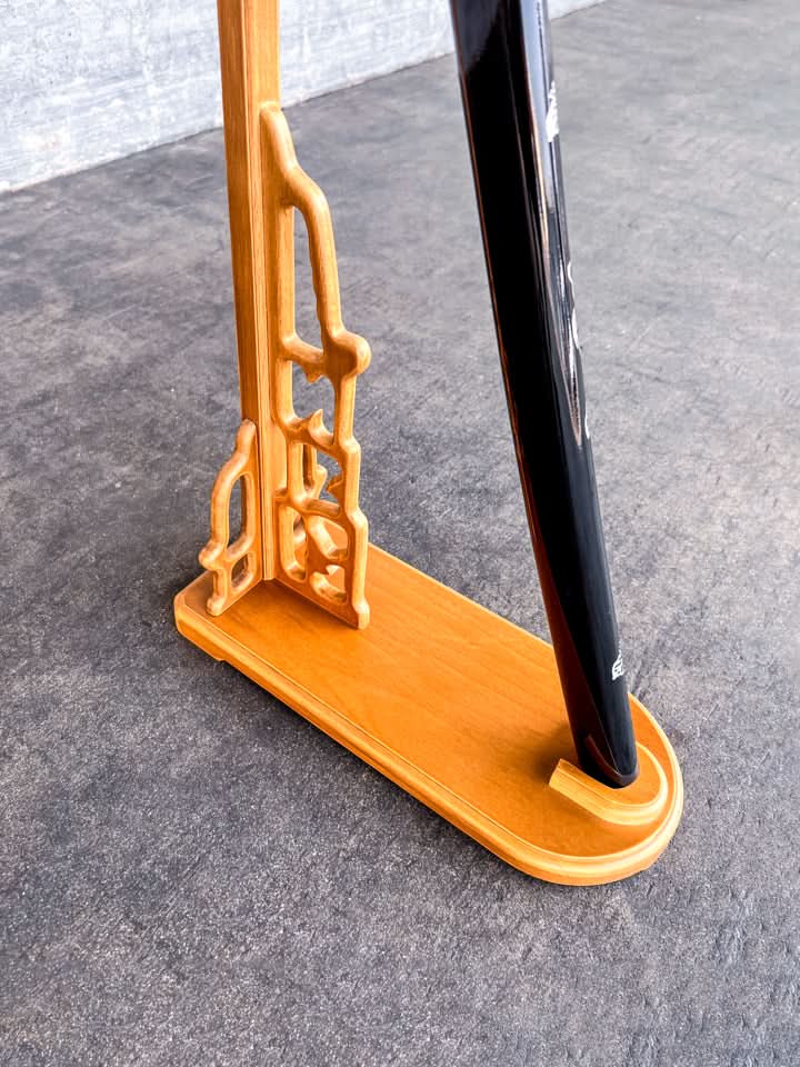 Upright Sword Stand - Dark Orange