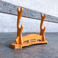 Platform Double Sword Stand