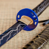 Blue Lightning Katana (1060 Carbon Steel)