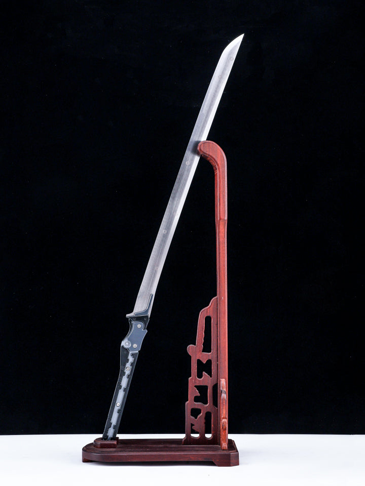 Raiden's Sword (SHARP) Full Tang on Stand