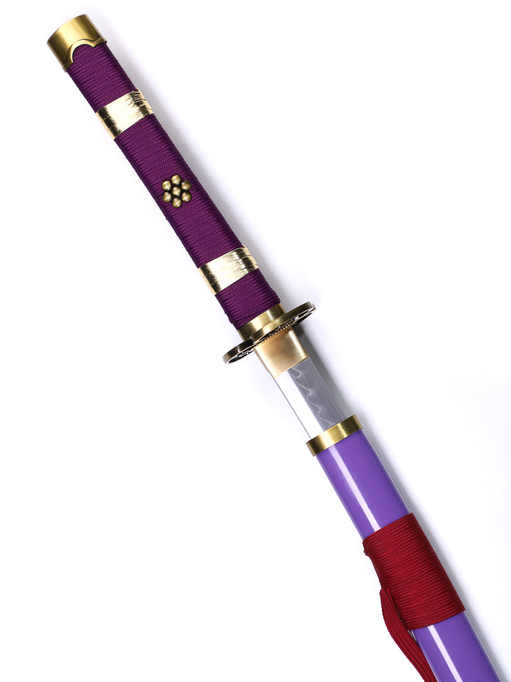 Battle-Ready Purple Enma Katana (1095 Carbon Steel)