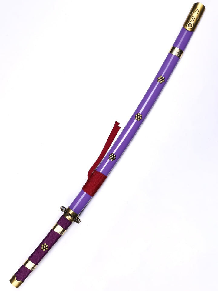 Battle-Ready Purple Enma Katana (1095 Carbon Steel)