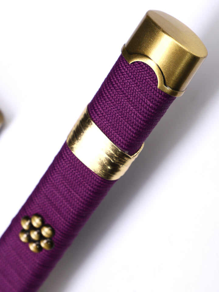 Battle-Ready Purple Enma Katana (1095 Carbon Steel)