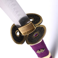 Battle-Ready Purple Enma Katana (1095 Carbon Steel)