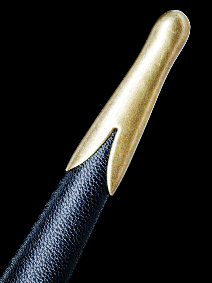 Silver Thorn Scabbard Tip
