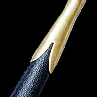Silver Thorn Scabbard Tip