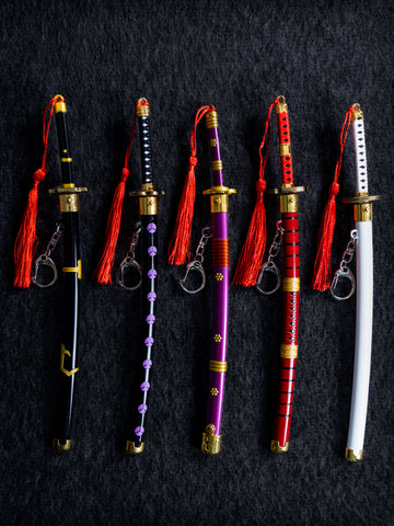 One Piece Zoro's Keychains (Set of 5)