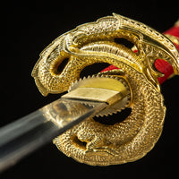 Golden Snake Katana 