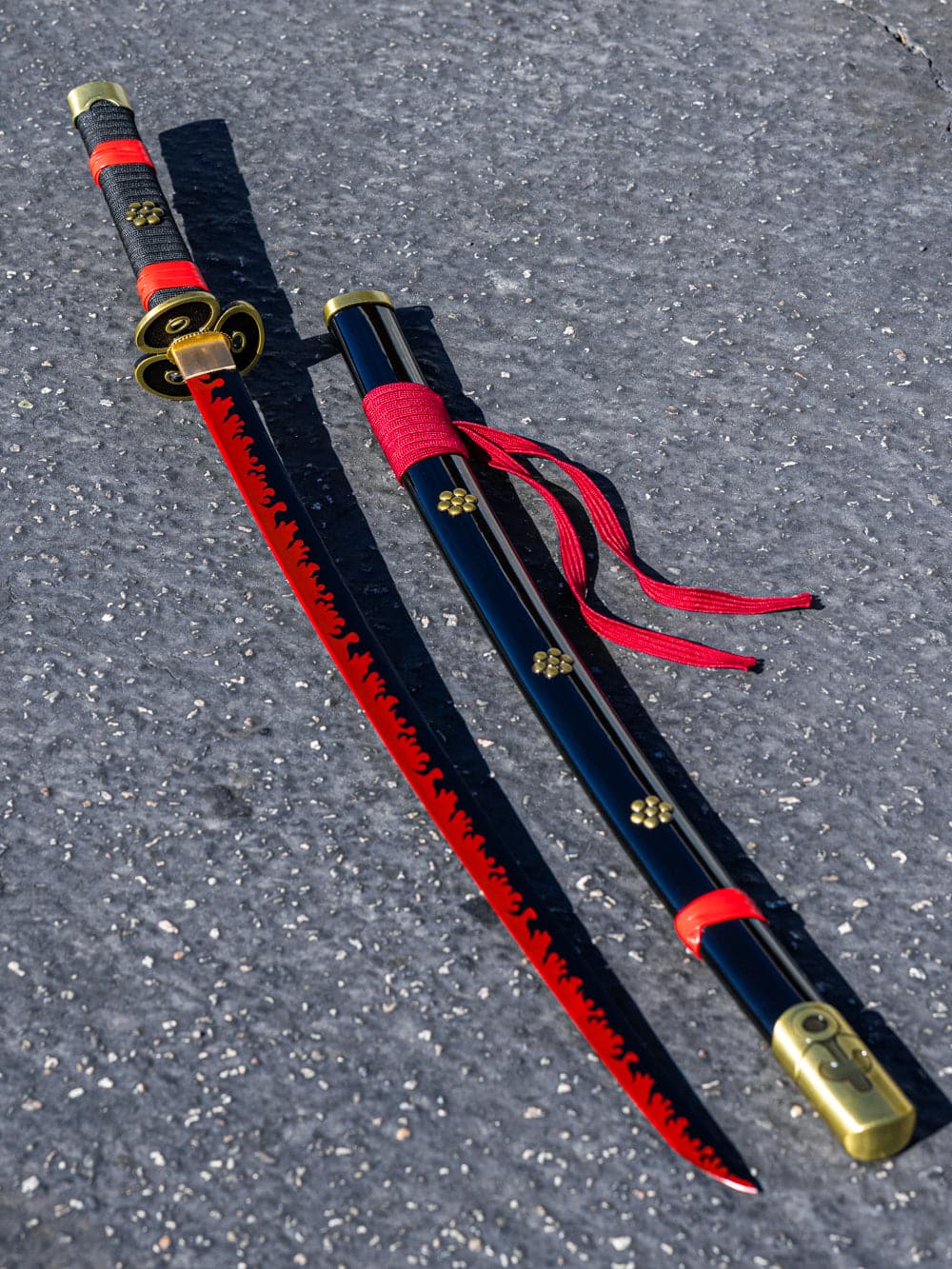 Battle-Ready Zoro's Black Enma Katana (SHARP)