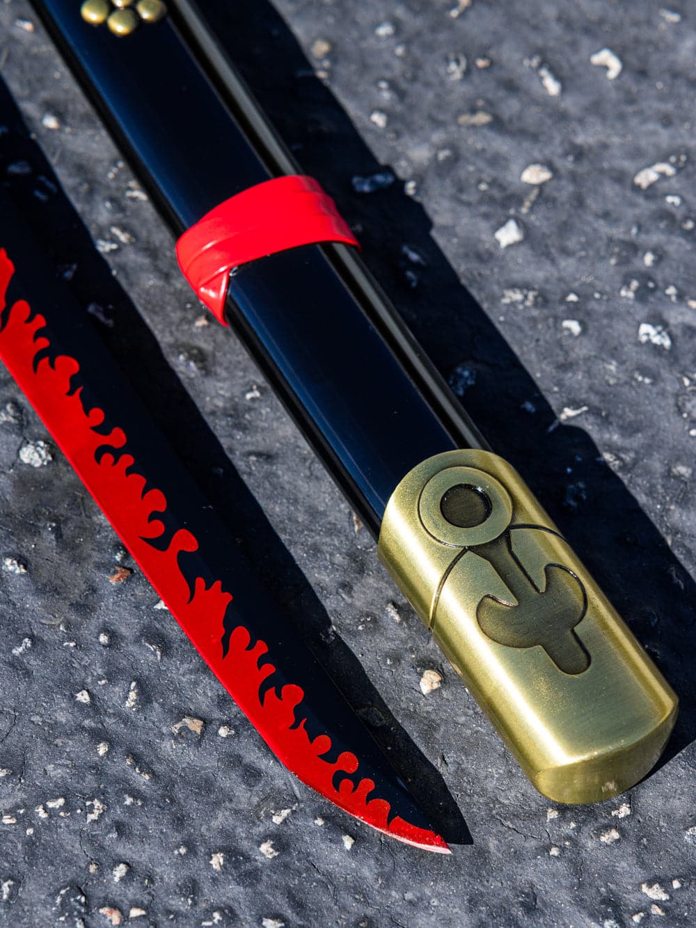 Battle-Ready Zoro's Black Enma Katana (SHARP)