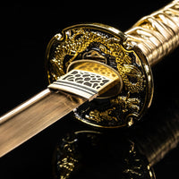 Gold Dragon Katana (1060 Carbon Steel)