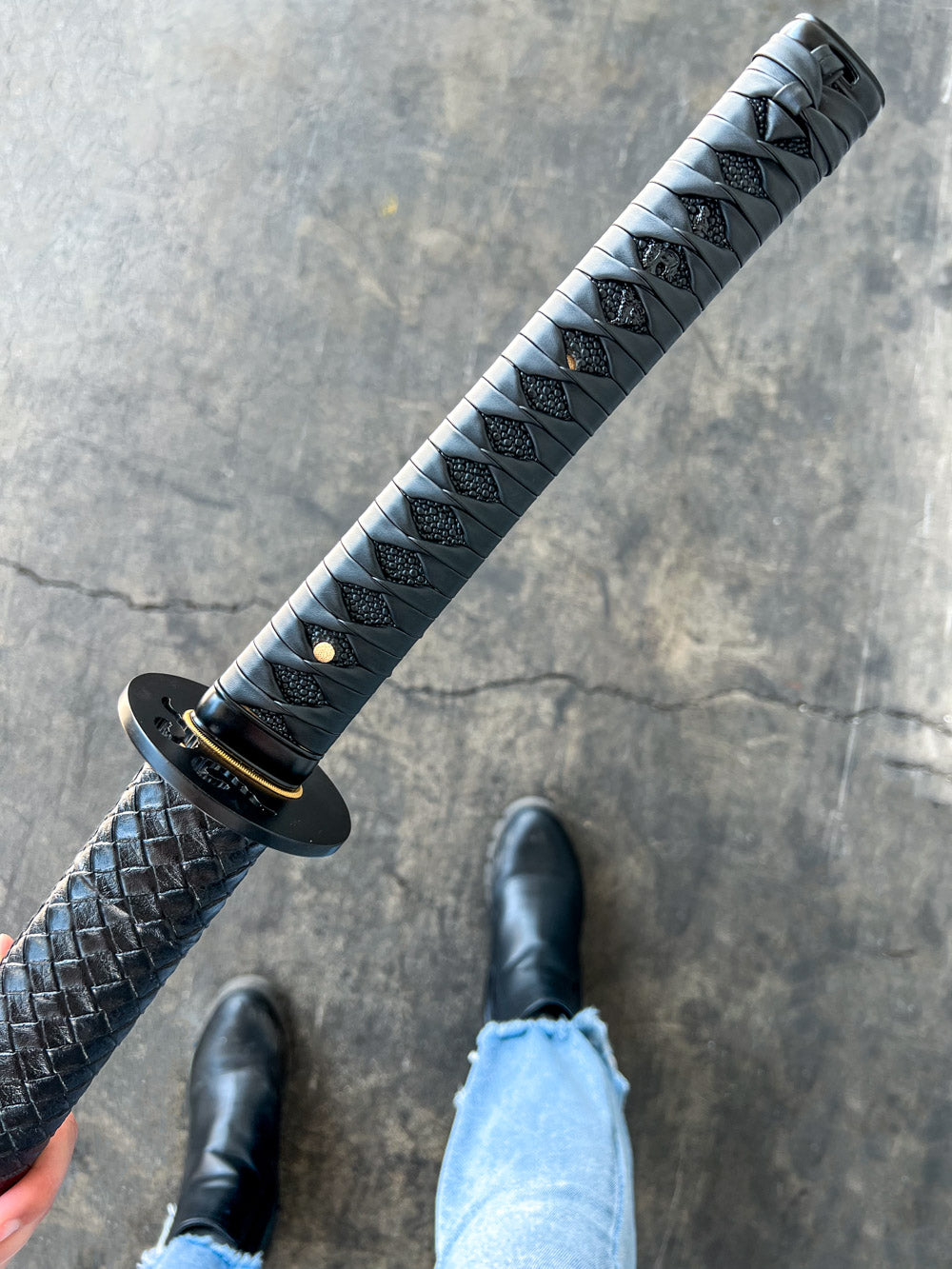 Obsidian Katana (1060 Carbon Steel)