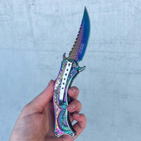 Curved Dragon Pocket Knife