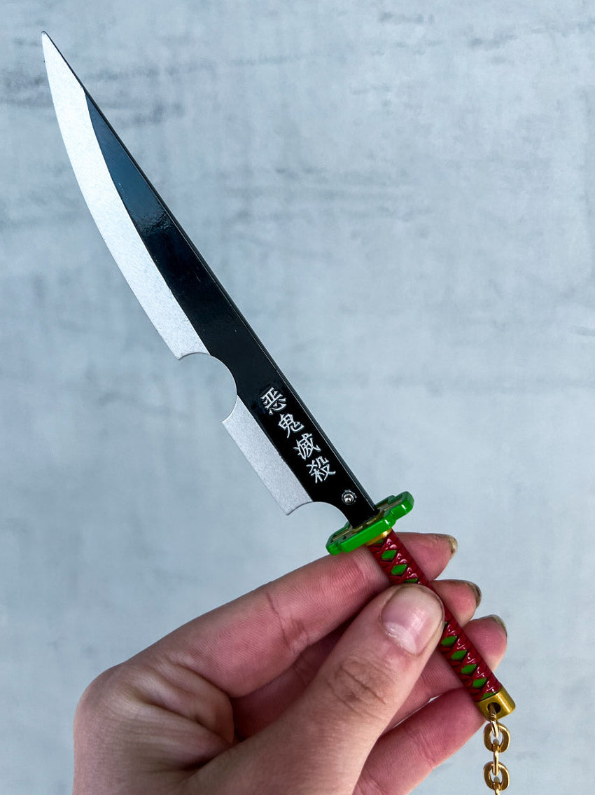 Tengen Cleaver Keychain + Stand – Mini Katana