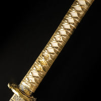 Gold Dragon Katana (1060 Carbon Steel)