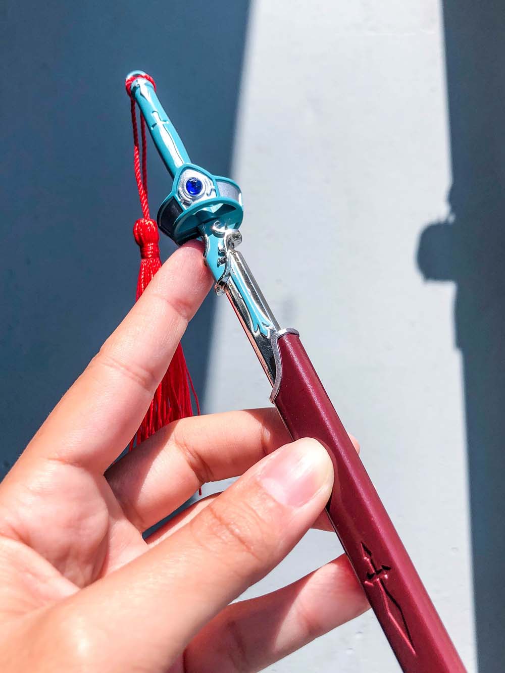 Mini Asuna's Lambent Light Sword Keychain + Stand – Mini Katana