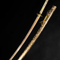 Gold Dragon Katana (1060 Carbon Steel)