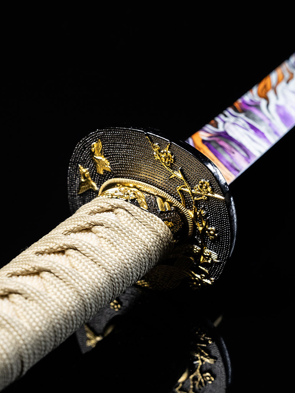 Fantasy Katana Sword Series: Arashi Katana (1060 Carbon Steel) – Mini ...