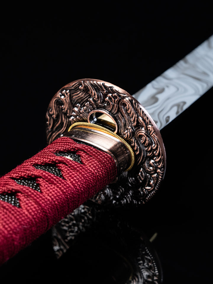 Red Mist Katana (1060 Carbon Steel)