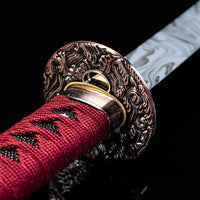 Fantasy Katana Sword Series: Red Mist Katana (1060 Carbon Steel 