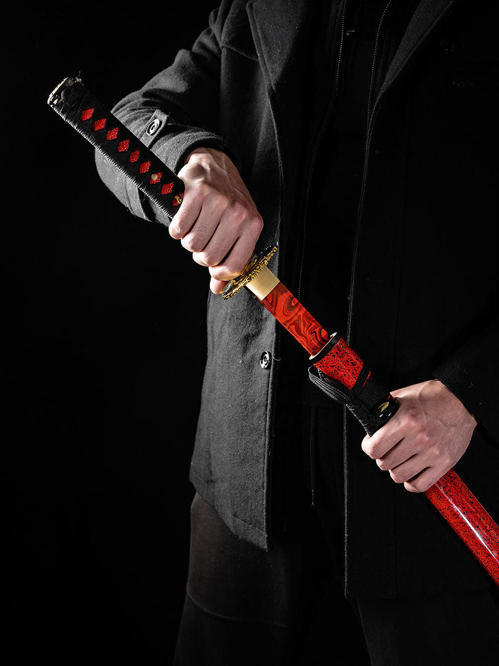 Red Fury Katana (1060 Carbon Steel) – Mini Katana