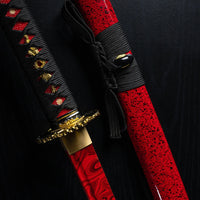 Red Fury Katana (1060 Carbon Steel)